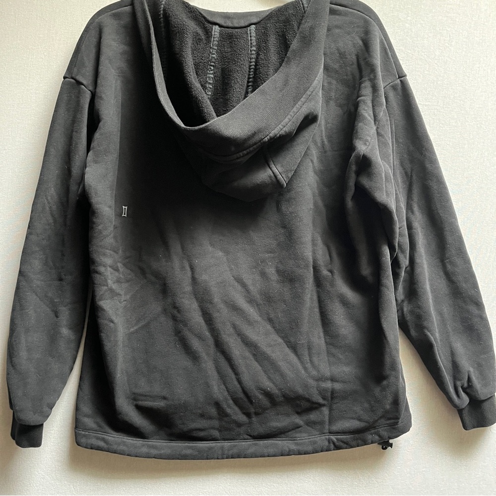 Kit and Ace Black Relaxed Fit hoodie Cotton Sweatshirt sz S - Picture 2 of 8